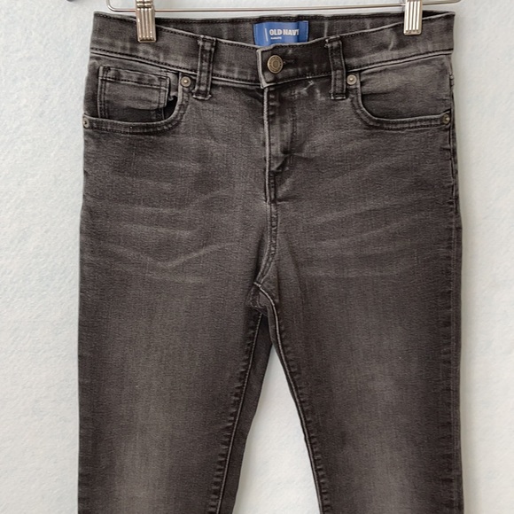 Old Navy Boys Karate Black Slim Fit Jeans - Picture 2 of 11